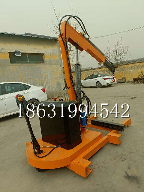 武安市自卸车厢随车吊 自制轮式四不像起重机 四驱平板吊 5吨 贵盛